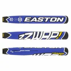 2022 Easton Comic ZZWAP Fire Flex 13" Loaded USA Slow Pitch Softball Bat: SP21ZAPL Black, Purple