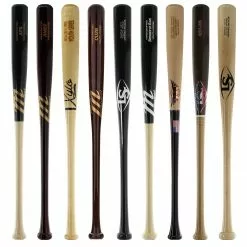 JustBats Pick Your Pack - Youth Wood 3-Pack - Gold Natural, Black, Maroon, Grey, Silver, White, Brown, Gold -BaseBallBat Sales Shop 0805 09 21 35141 9 pack 2 l