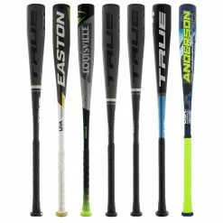 JustBats Pick Your Pack - USA Baseball 2-Pack - Silver Black, Brown, White, Gold, Green, Grey, Yellow, Blue, Red -BaseBallBat Sales Shop 088c 12 21 33516 7 pack 6 l