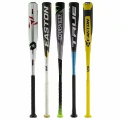 JustBats Pick Your Pack - USA Baseball 2-Pack - Silver Black, Brown, White, Gold, Green, Grey, Yellow, Blue, Red -BaseBallBat Sales Shop 08f4 08 21 33516 5 pack 2 l
