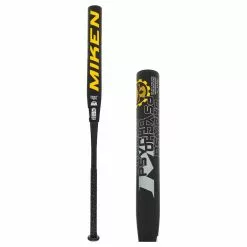 Miken Psycho 14" Balanced USSSA 240 Slow Pitch Softball Bat: MPY21U Black, Gold, Grey