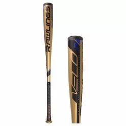 Rawlings VELO BBCOR Baseball Bat: BB9V3 Black, Gold