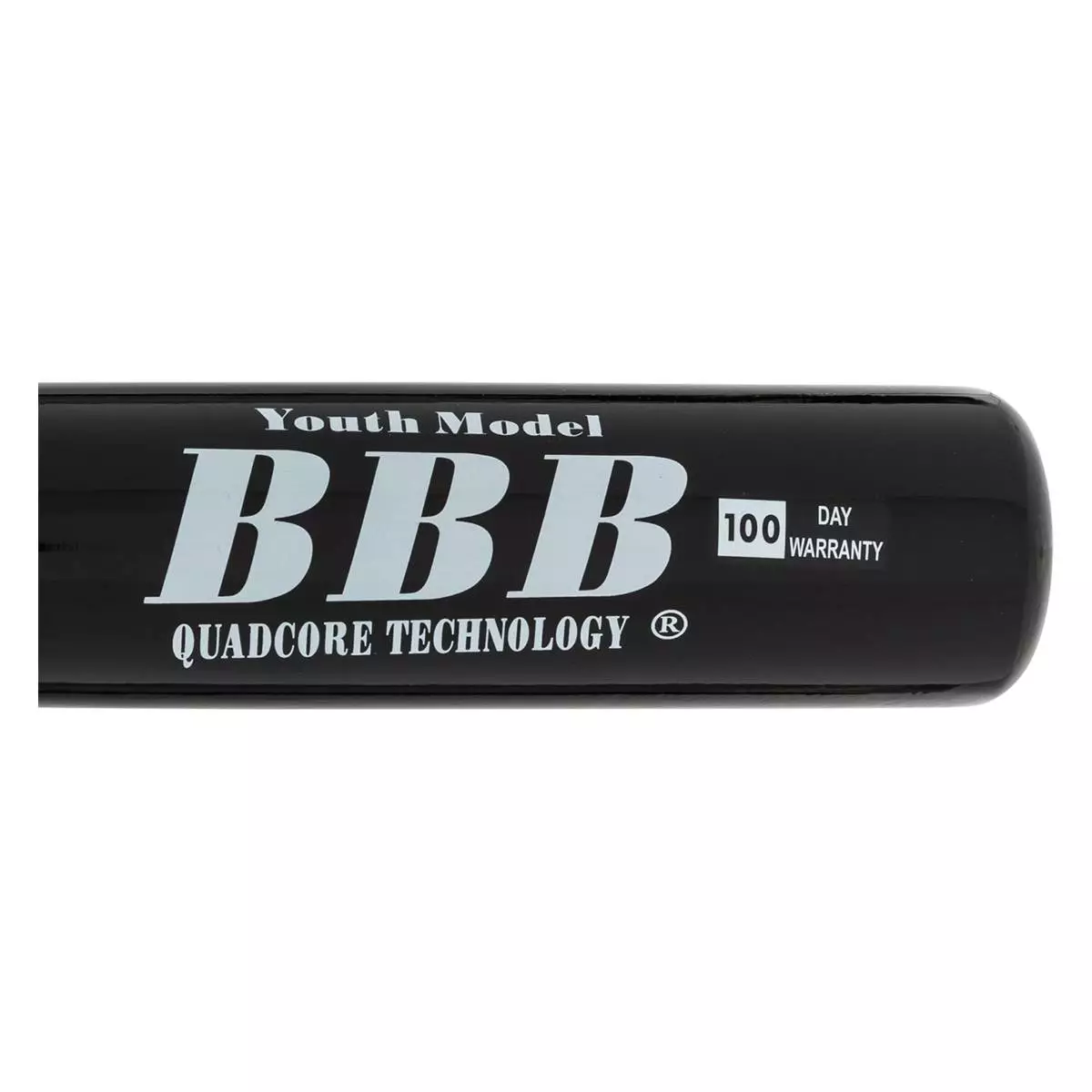 BamBooBat Bamboo Wood Youth Baseball Bat: YHWBB100D Black, White 6 BamBooBat Bamboo Wood Youth Baseball Bat: YHWBB100D Black, White - Image 4