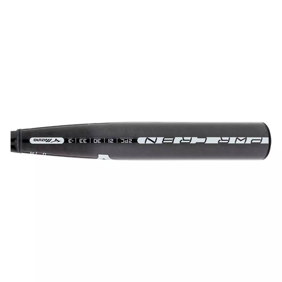 2022 Mizuno PWR CRBN BBCOR Baseball Bat: B22-PWR CRBN Black, Grey 5 2022 Mizuno PWR CRBN BBCOR Baseball Bat: B22-PWR CRBN Black, Grey - Image 3