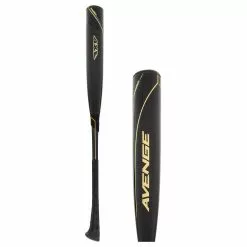 Axe Avenge BBCOR Baseball Bat: L140H Black, Yellow