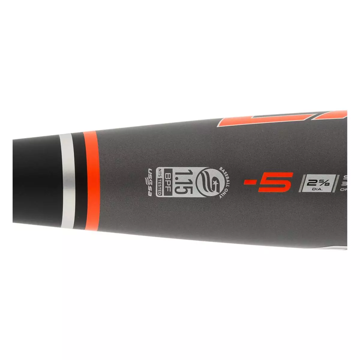 2022 Easton Maxum Ultra -5 USSSA Baseball Bat: SL22MX58 Black, Orange, Silver 6 2022 Easton Maxum Ultra -5 USSSA Baseball Bat: SL22MX58 Black, Orange, Silver - Image 4