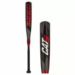 Marucci CAT9 Composite -10 USSSA Baseball Bat: MSBCCP910 Black, Grey, Red