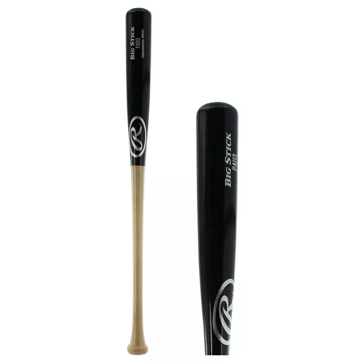 Rawlings BIG STICK Birch Wood Baseball Bat: PAI13B Black, Natural 9 Rawlings BIG STICK Birch Wood Baseball Bat: PAI13B Black, Natural - Image 7