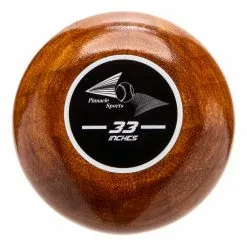 BamBooBat Bamboo Wood Baseball Bat: HGBB30D Brown/Black Adult Black, Brown