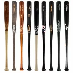 JustBats Pick Your Pack - Adult Wood 3-Pack - Platinum Black, White, Blue, Natural, Maroon, Red, Brown, Gold, Grey, Navy -BaseBallBat Sales Shop 136c 09 21 34994 9 pack 7 l