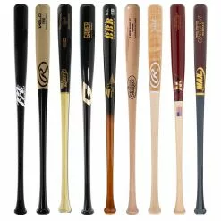 JustBats Pick Your Pack - Adult Wood 3-Pack - Gold Brown, Black, Grey, Natural, Gold, Blue, Red, Maroon, White, Navy, Green -BaseBallBat Sales Shop 14eb 12 21 33468 9 pack 19 l