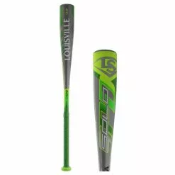Louisville Slugger Solo Speed -13 USA Baseball Bat: WTLUBSSM1320 Green, Grey -BaseBallBat Sales Shop 158e 07 19 31783 l