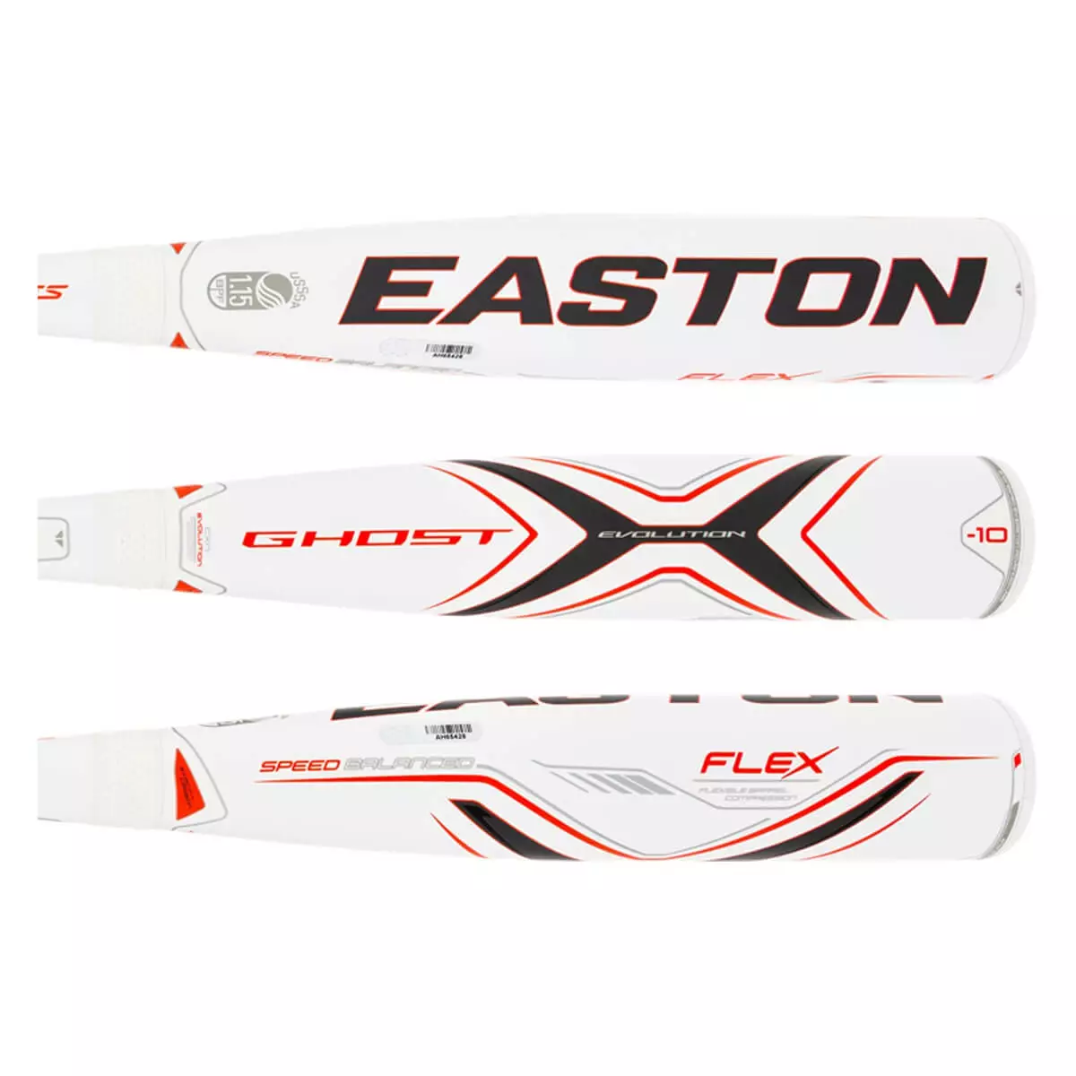 Easton Ghost X Evolution -10 USSSA Baseball Bat: SL19GXE108 White 4 Easton Ghost X Evolution -10 USSSA Baseball Bat: SL19GXE108 White - Image 2