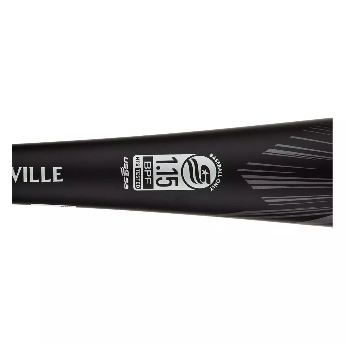 Louisville Slugger Solo -10 USSSA Baseball Bat: WBL2471010 Black, Grey 6 Louisville Slugger Solo -10 USSSA Baseball Bat: WBL2471010 Black, Grey - Image 4