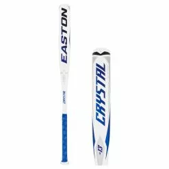 2022 Easton Crystal -13 Fastpitch Softball Bat: FP22CRY White, Navy