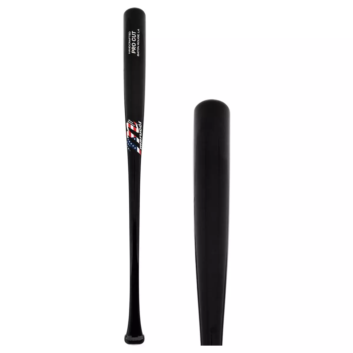 Marucci Pro Cut USA Maple Wood Baseball Bat: MBMPC-USA Black 3 Marucci Pro Cut USA Maple Wood Baseball Bat: MBMPC-USA Black