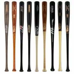 JustBats Pick Your Pack - Adult Wood 3-Pack - Platinum Black, White, Blue, Natural, Maroon, Red, Brown, Gold, Grey, Navy -BaseBallBat Sales Shop 22fb 07 21 34994 9 pack 2 l