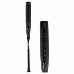 Mizuno PWR CRBN BBCOR Baseball Bat: BB21PC Black
