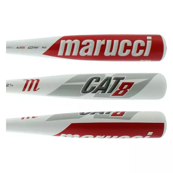 Marucci CAT8 -8 USSSA Baseball Bat: MSBC88 Red, White 4 Marucci CAT8 -8 USSSA Baseball Bat: MSBC88 Red, White - Image 2