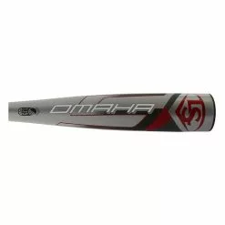 Louisville Slugger Omaha -10 USSSA Baseball Bat: WTLSLO5X1020 Grey, Red -BaseBallBat Sales Shop 2632 07 19 31776 2 l