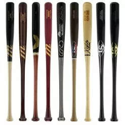 JustBats Pick Your Pack - Youth Wood 2-Pack - Gold Brown, Black, Natural, Maroon, Grey, Silver, White, Gold -BaseBallBat Sales Shop 2765 12 21 34151 9 pack 22 l