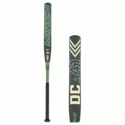 Miken DC-41 14" SuperMax USSSA 240 Slow Pitch Softball Bat: MDC21U Black, Gold, Green