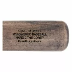 M^Powered H2TC™ Pro Birch Wood Baseball Bat: H2TC243B Black, Grey -BaseBallBat Sales Shop 2d7f 11 21 m powered h2tc pro birch wood baseball bat h2tc243b 35265 5 l