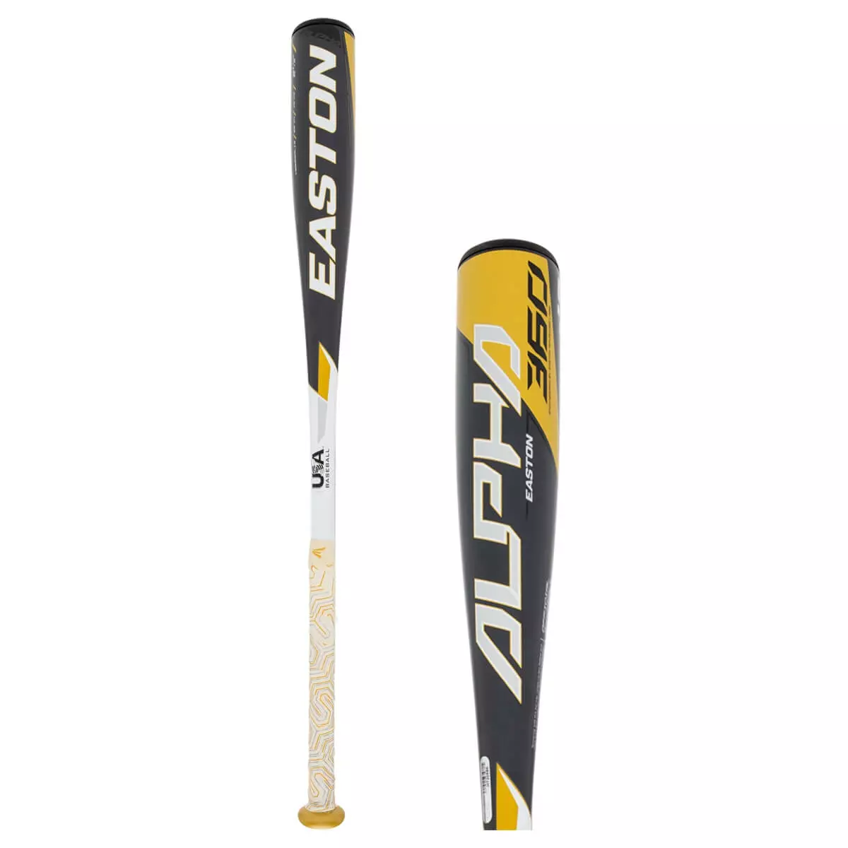 Easton Alpha 360 -13 USA Baseball Bat: YBB20AL13 Black, Yellow 3 Easton Alpha 360 -13 USA Baseball Bat: YBB20AL13 Black, Yellow