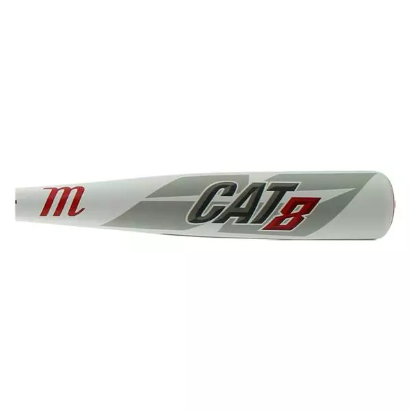 Marucci CAT8 -10 USSSA Baseball Bat: MSBC810 Red, White 5 Marucci CAT8 -10 USSSA Baseball Bat: MSBC810 Red, White - Image 3