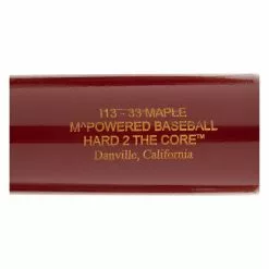 M^Powered H2TC™ Pro Maple Wood Baseball Bat: H2TCI13 Maroon, Natural 13 M^Powered H2TC™ Pro Maple Wood Baseball Bat: H2TCI13 Maroon, Natural -BaseBallBat Sales Shop 355a 06 21 m powered h2tc pro maple wood baseball bat h2tci13 34502 4 l