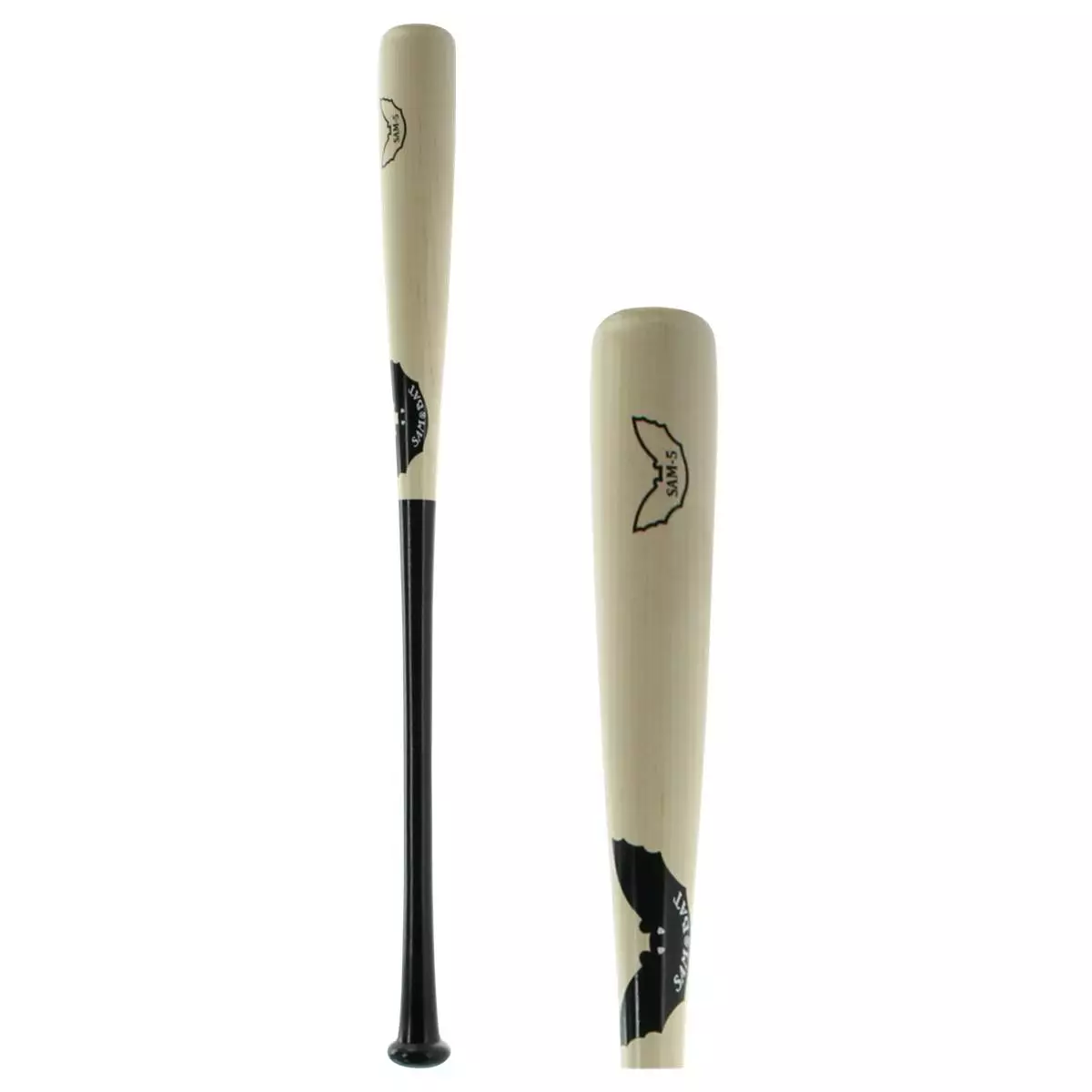 Sam Bat Maple Wood -5 Baseball Bat: Sam-5 Black, Natural 9 Sam Bat Maple Wood -5 Baseball Bat: Sam-5 Black, Natural - Image 7