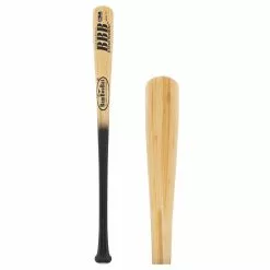 BamBooBat Youth Big Barrel Bamboo Wood Baseball Bat: YBB-HBBN Black, Natural