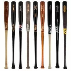 JustBats Pick Your Pack - Adult Wood 2-Pack - Platinum Black, White, Brown, Maroon, Red, Grey, Natural, Navy, Blue, Gold -BaseBallBat Sales Shop 4029 10 21 34147 9 pack 9 l