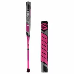 Louisville Slugger Super Z-1000 12" Powerload USSSA Slow Pitch Softball Bat: WTLSZU19P Pink, Black, Grey -BaseBallBat Sales Shop 40de 11 18 31022 l