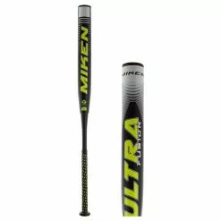 Miken Ultra Fusion 14" Jason Kendrick Maxload Senior Slow Pitch Softball Bat: MFN4MS Black, White, Yellow