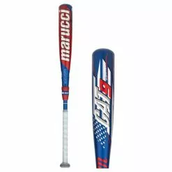 Marucci CAT9 Connect Pastime -8 USSSA Baseball Bat: MSBCC98A Blue, Red, White