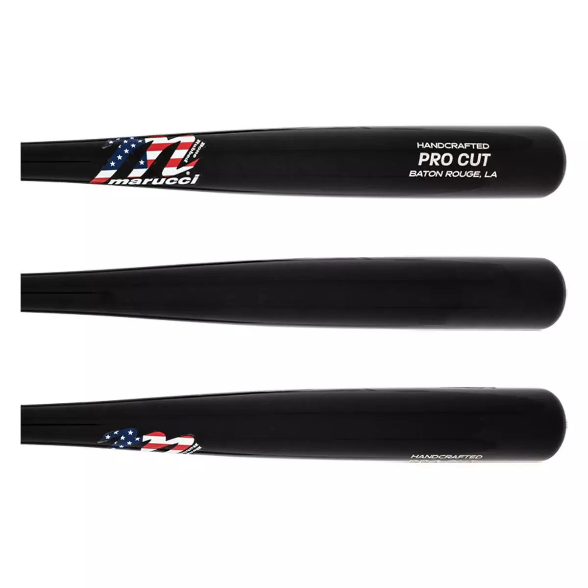 Marucci Pro Cut USA Maple Wood Baseball Bat: MBMPC-USA Black 4 Marucci Pro Cut USA Maple Wood Baseball Bat: MBMPC-USA Black - Image 2