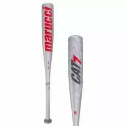 Marucci CAT7 Silver -10 Junior Big Barrel Baseball Bat: MJBBC72S Silver