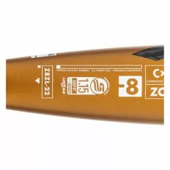 2022 DeMarini Zoa -8 USSSA Baseball Bat: WTDXZ8Z22 Gold, Grey, Black -BaseBallBat Sales Shop 4a8f 11 21 2022 demarini zoa 8 usssa baseball bat wtdxz8z22 34753 4 l
