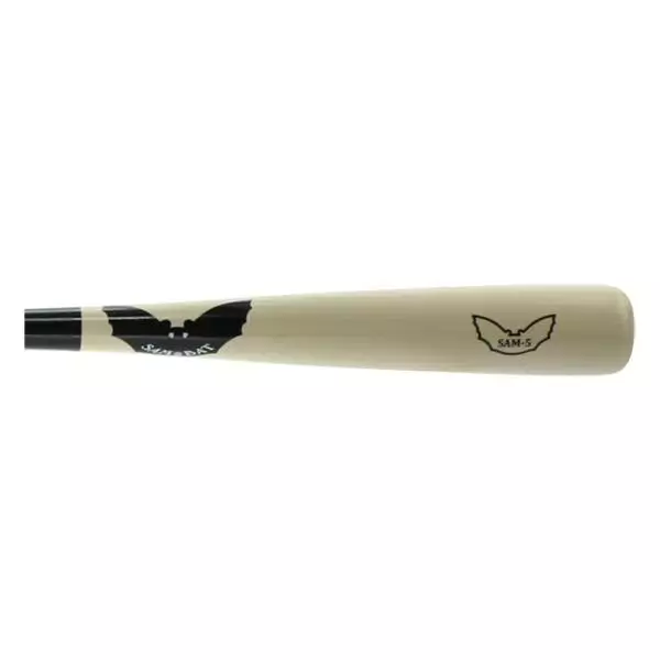 Sam Bat Maple Wood -5 Baseball Bat: Sam-5 Black, Natural 5 Sam Bat Maple Wood -5 Baseball Bat: Sam-5 Black, Natural - Image 3