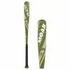 Rude American USA 2022 Rude American MOAB Power -10 USSSA Baseball Bat: SLMOAB10P Green, Tan, White