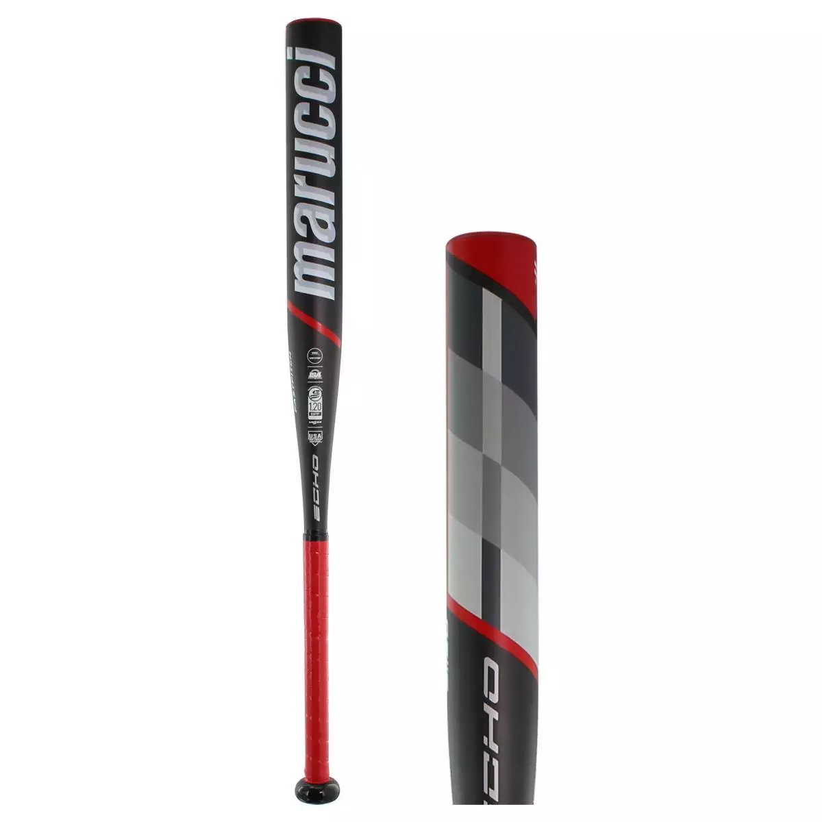 Marucci ECHO -11 Fastpitch Softball Bat: MFPE11 Black, Red, Grey 3 Marucci ECHO -11 Fastpitch Softball Bat: MFPE11 Black, Red, Grey