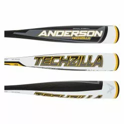 2021 Anderson Techzilla -8 USSSA Baseball Bat: YB21ZILLA8 White, Yellow -BaseBallBat Sales Shop 4e25 12 21 2021 anderson techzilla 8 usssa baseball bat yb21zilla8 33530 2 l