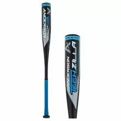 2022 Anderson Techzilla -5 USSSA Baseball Bat: YB22ZILLA5 Black, Blue