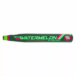 Worth Legit Watermelon 12.75" XL USSSA 240 Slow Pitch Softball Bat: WMLX21U Black, Green, Pink -BaseBallBat Sales Shop 523c 11 21 worth legit watermelon 12 75 xl usssa 240 slow pitch softball bat wmlx21u 35228 3 l