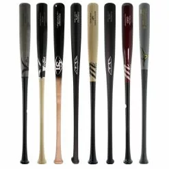 JustBats Pick Your Pack - Adult Wood 2-Pack - Diamond Black, Grey, Natural, Brown, Blue -BaseBallBat Sales Shop 534d 08 21 34154 8 pack 2 l
