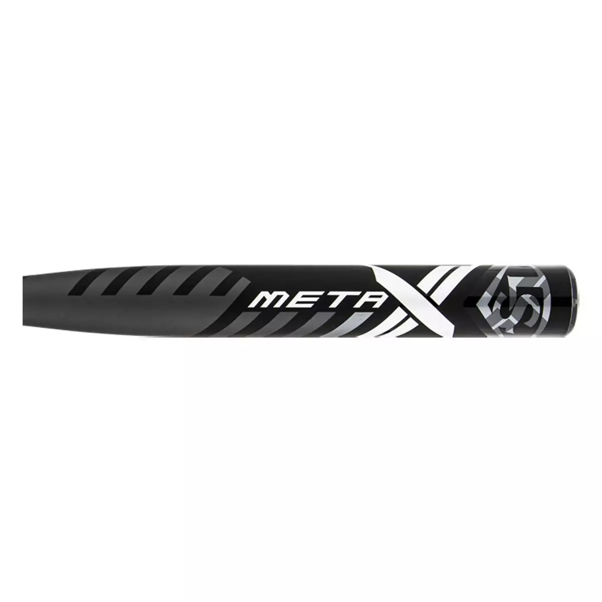 2022 Louisville Slugger Meta -10 Fastpitch Softball Bat: WBL2492010 Black, Grey, White 5 2022 Louisville Slugger Meta -10 Fastpitch Softball Bat: WBL2492010 Black, Grey, White - Image 3