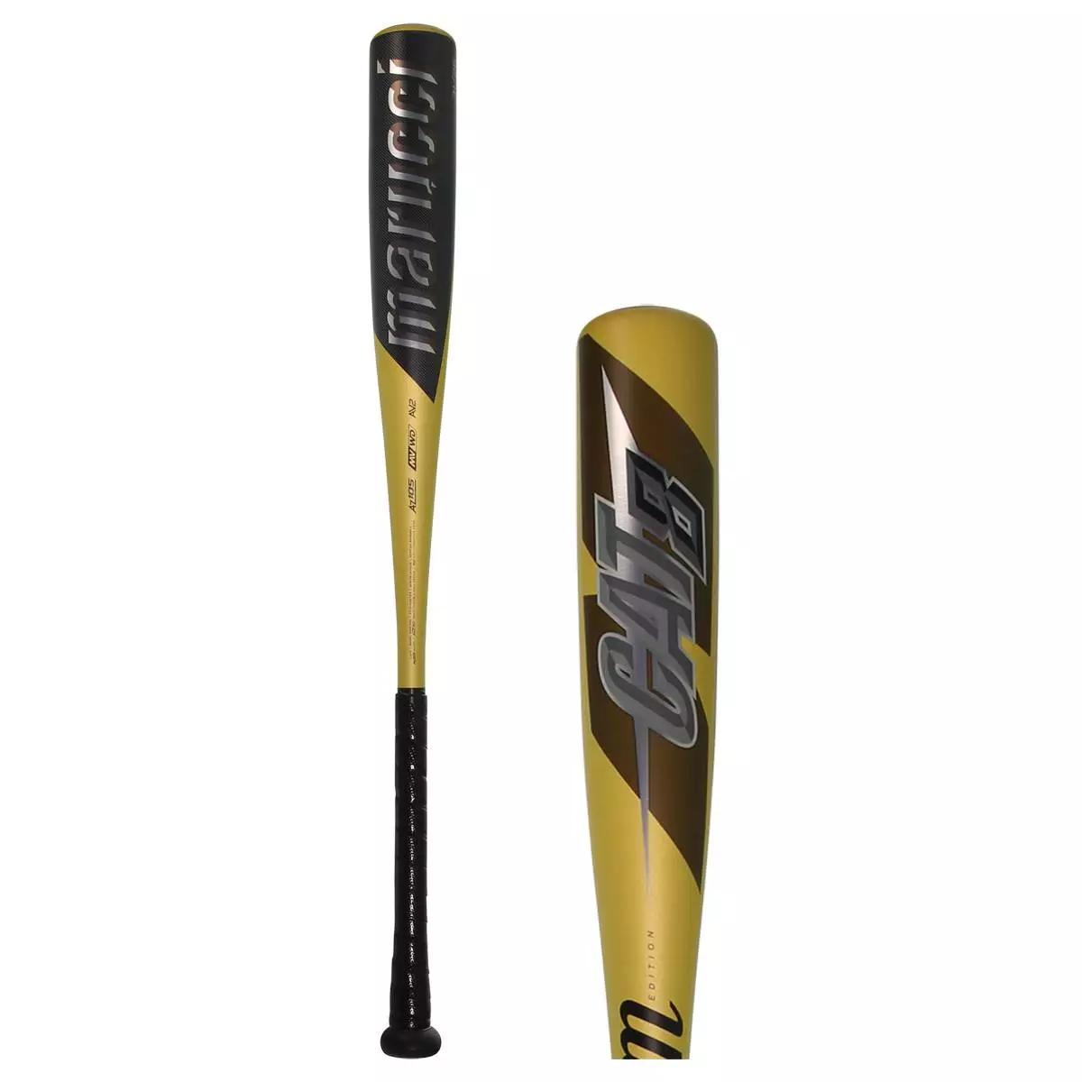 Marucci CAT8 -5 USSSA Baseball Bat: MSBC85GB Gold 4 Marucci CAT8 -5 USSSA Baseball Bat: MSBC85GB Gold - Image 2