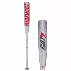 Marucci CAT7 Silver -8 USSSA Baseball Bat: MSBC728S Silver