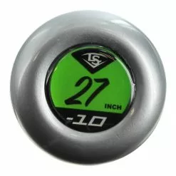 Louisville Slugger Omaha -10 USA Baseball Bat: WTLUBO5B1020 Green, Grey